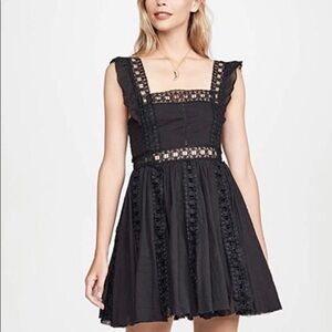 Free People Verona Black Mini Dress 🖤